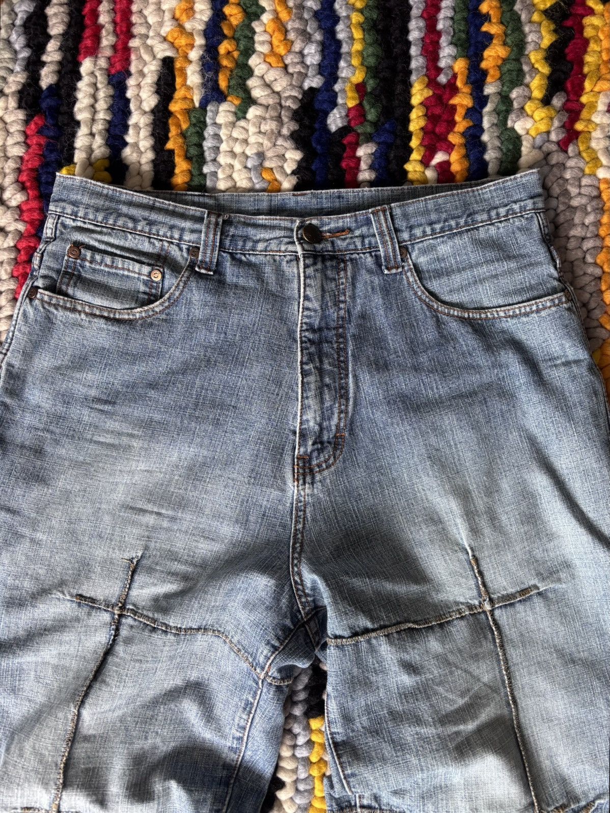 Akademiks Vintage Akademiks Baggy Stitched Up Jeans Size US 34 / EU 50 - 4 Thumbnail