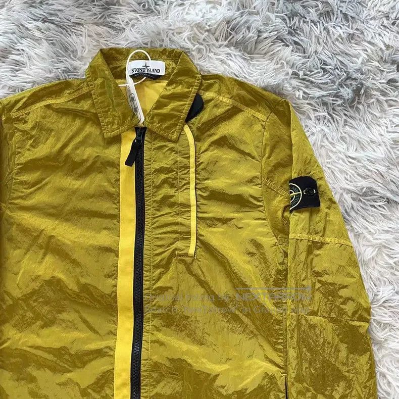 Stone Island Stone Island Metal Nylon Jacket Golden Color Size S Size US S / EU 44-46 / 1 - 2 Thumbnail