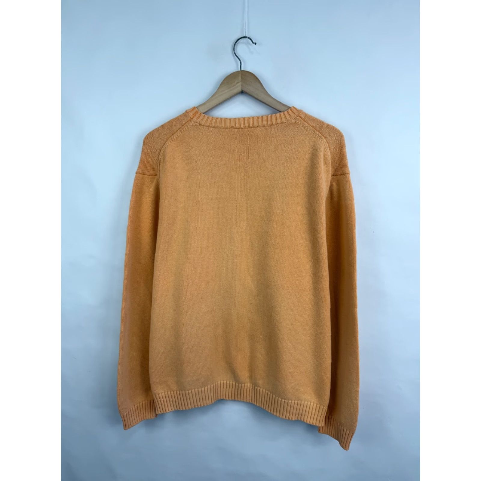 Yves Saint Laurent VINTAGE 90s YSL Yves Saint Laurent Sweater Pullover Men XXL Orange Size US XXL / EU 58 / 5 - 7 Thumbnail
