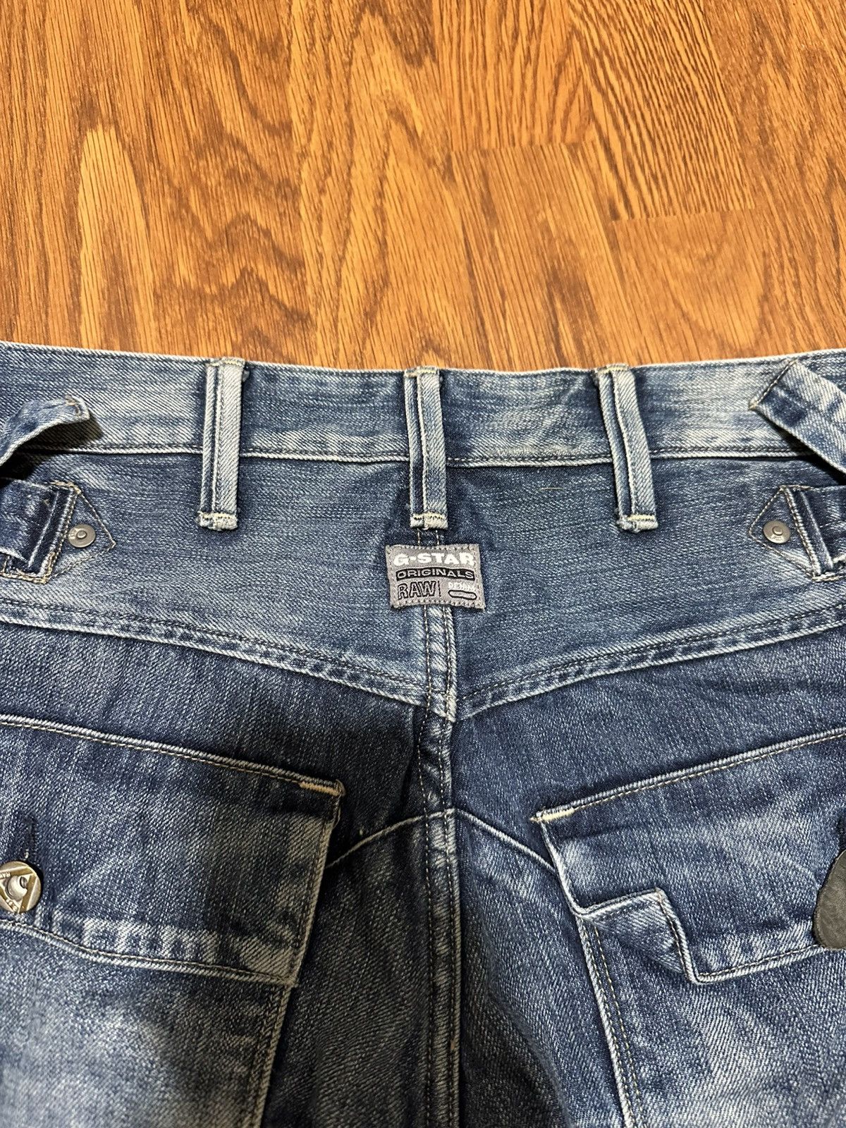 G-Star × If Six Was Nine × Vintage Vintage G Star Raw Waxed Jeans 33/01 Size US 36 / EU 52 - 12 Thumbnail