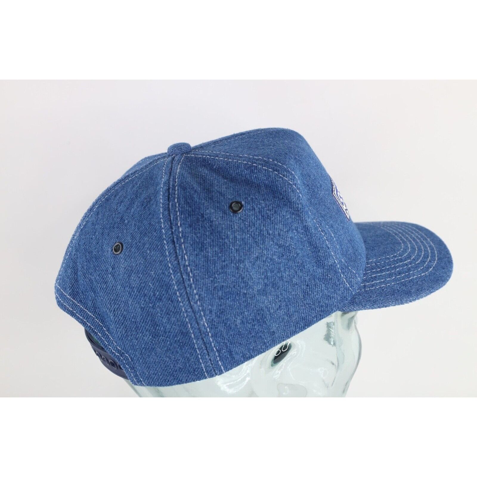Vintage Deadstock Vintage 80s 90s K Products Nutrition Denim Hat Size ONE SIZE - 4 Thumbnail