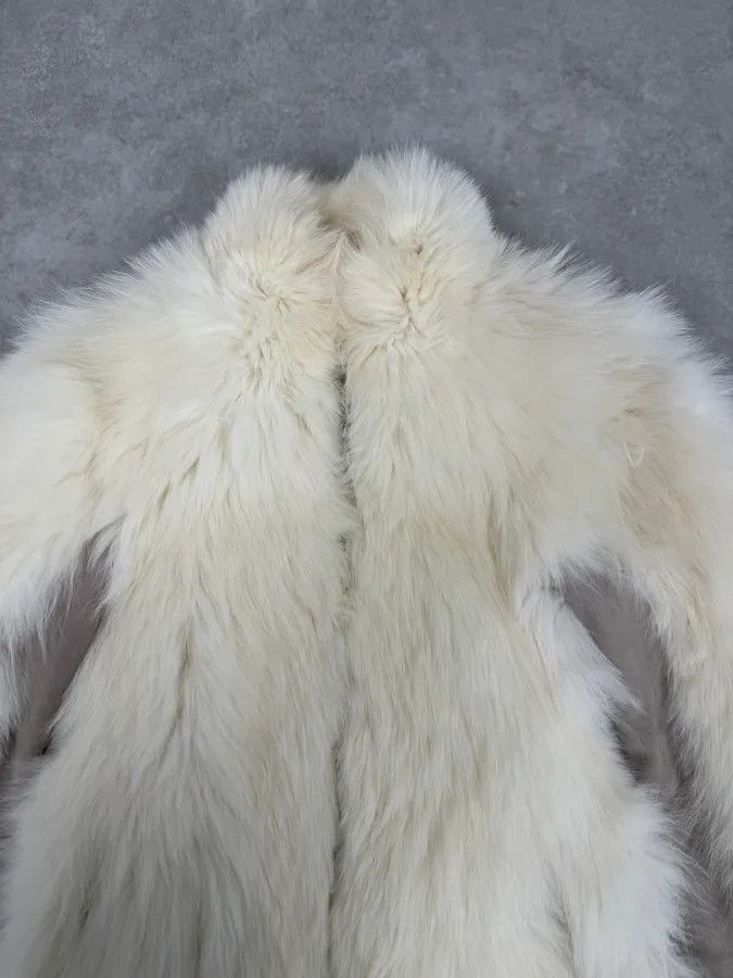 Just Cavalli AW2006 Cavalli Beige Fur Suede Leather Jacket Size M / US 6-8 / IT 42-44 - 4 Thumbnail