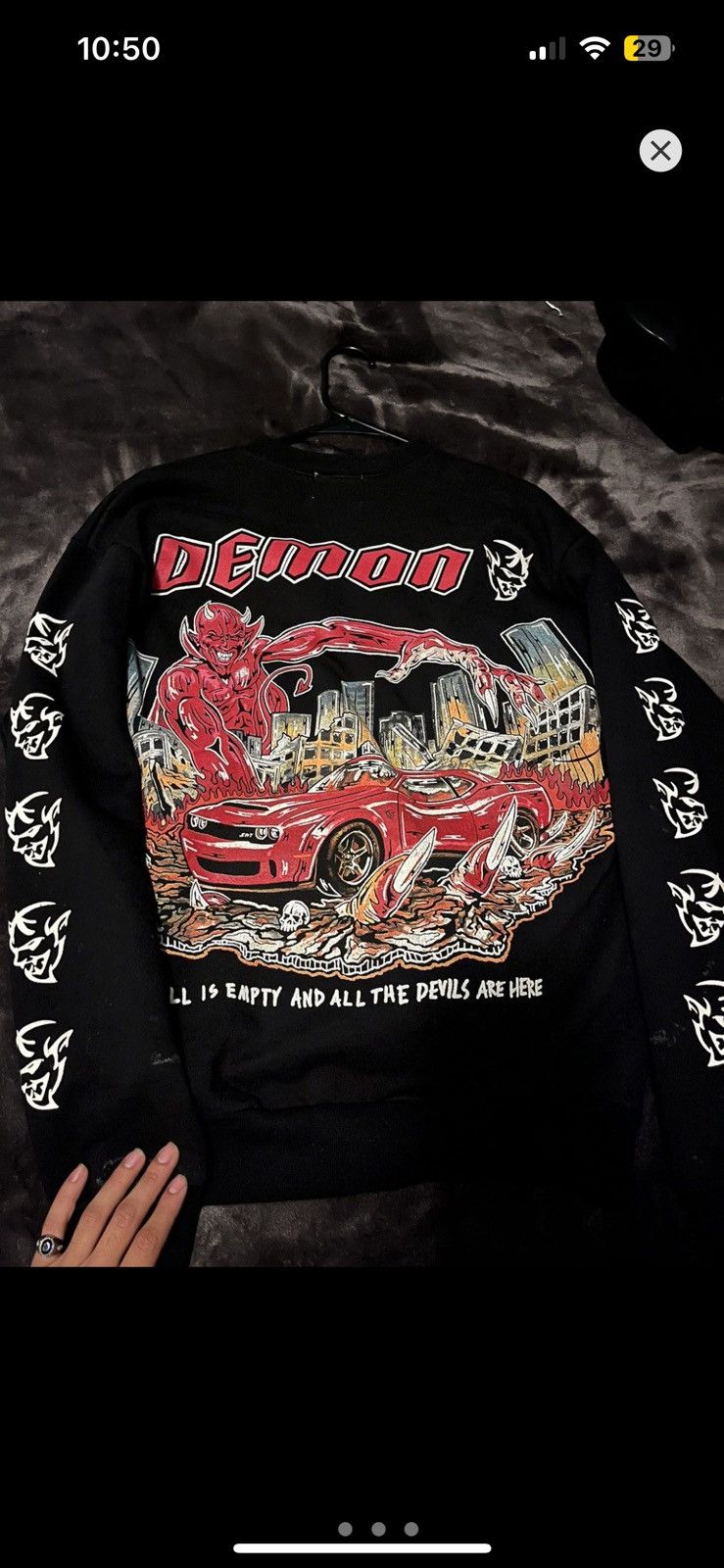 Warren Lotas WL DODGE DEMON SWEATER *RARE* WARREN LOTAS Size US M / EU 48-50 / 2 - 3 Thumbnail