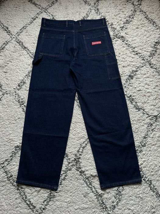 Supreme Supreme embroidery box logo denim work pant | Grailed