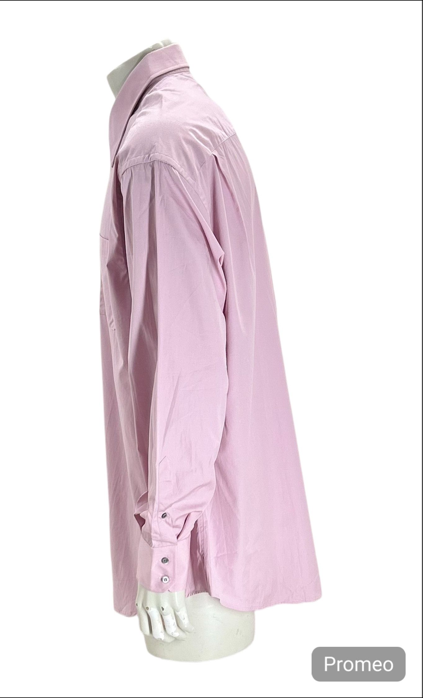 Gucci Gucci Dusty Pink Classic Dress Shirt With Double ButtonCuffs Size US XXL / EU 58 / 5 - 2 Thumbnail