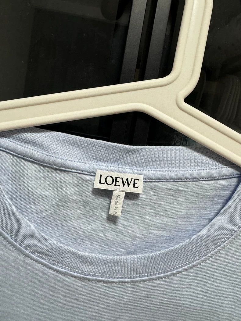 Loewe Loewe Light blue short sleeve T-shirt Size L / US 10 / IT 46 - 2 Thumbnail
