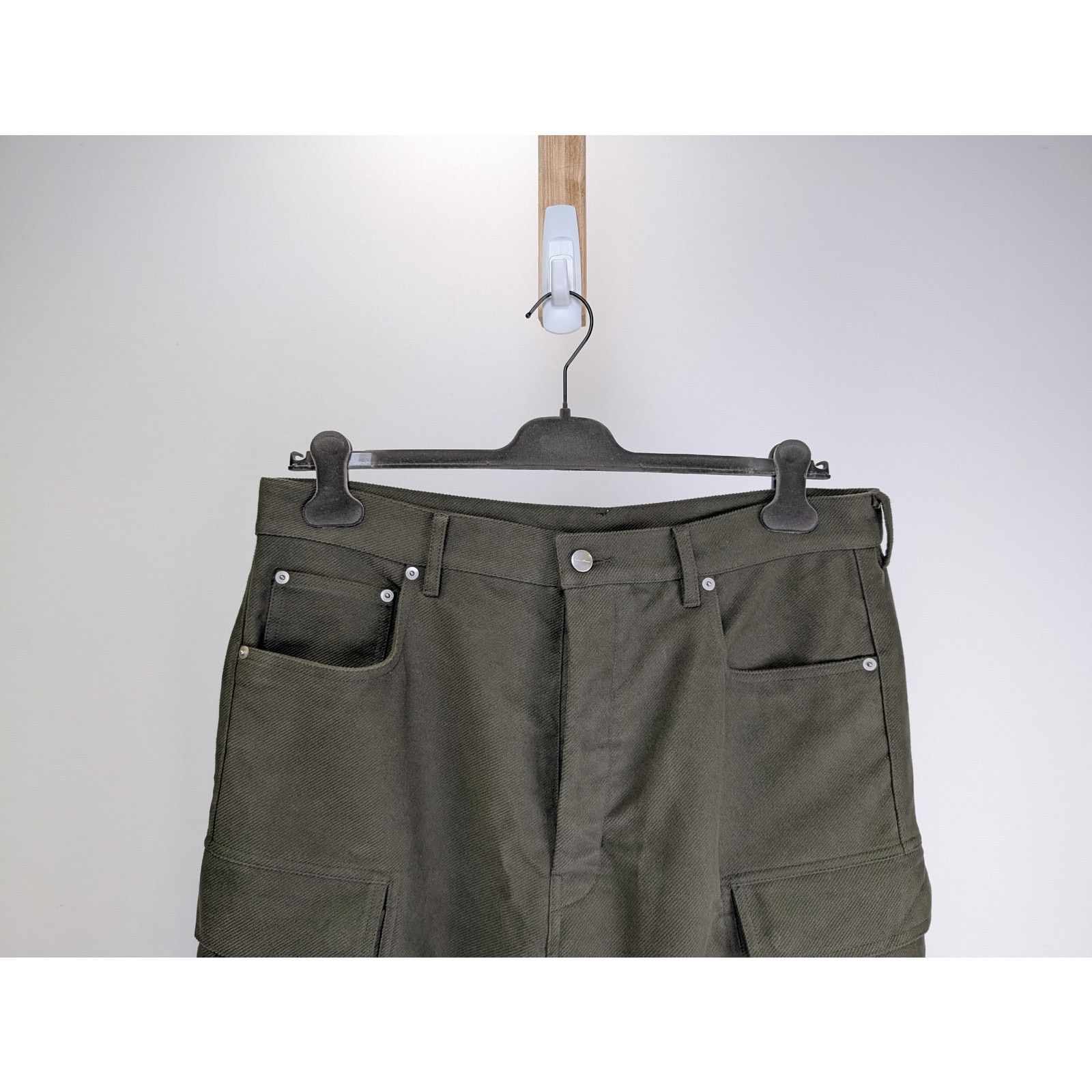 Rick Owens o1rshd1 Double Cargo Pants in Bosco Size US 38 / EU 54 - 2 Thumbnail