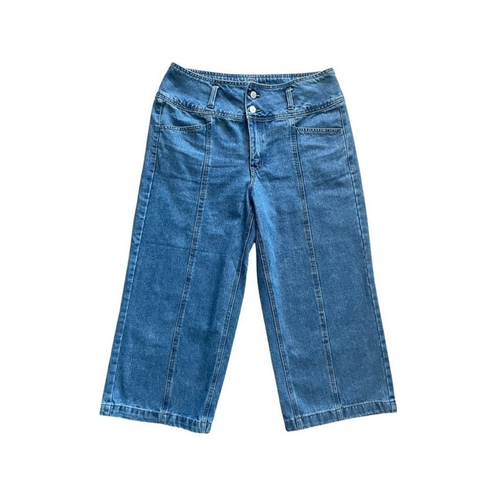 Other HIGHWAY High Waist Capri Jean Women Juniors Size 13/14. Size 34" / US 12 / IT 48 - 2 Thumbnail