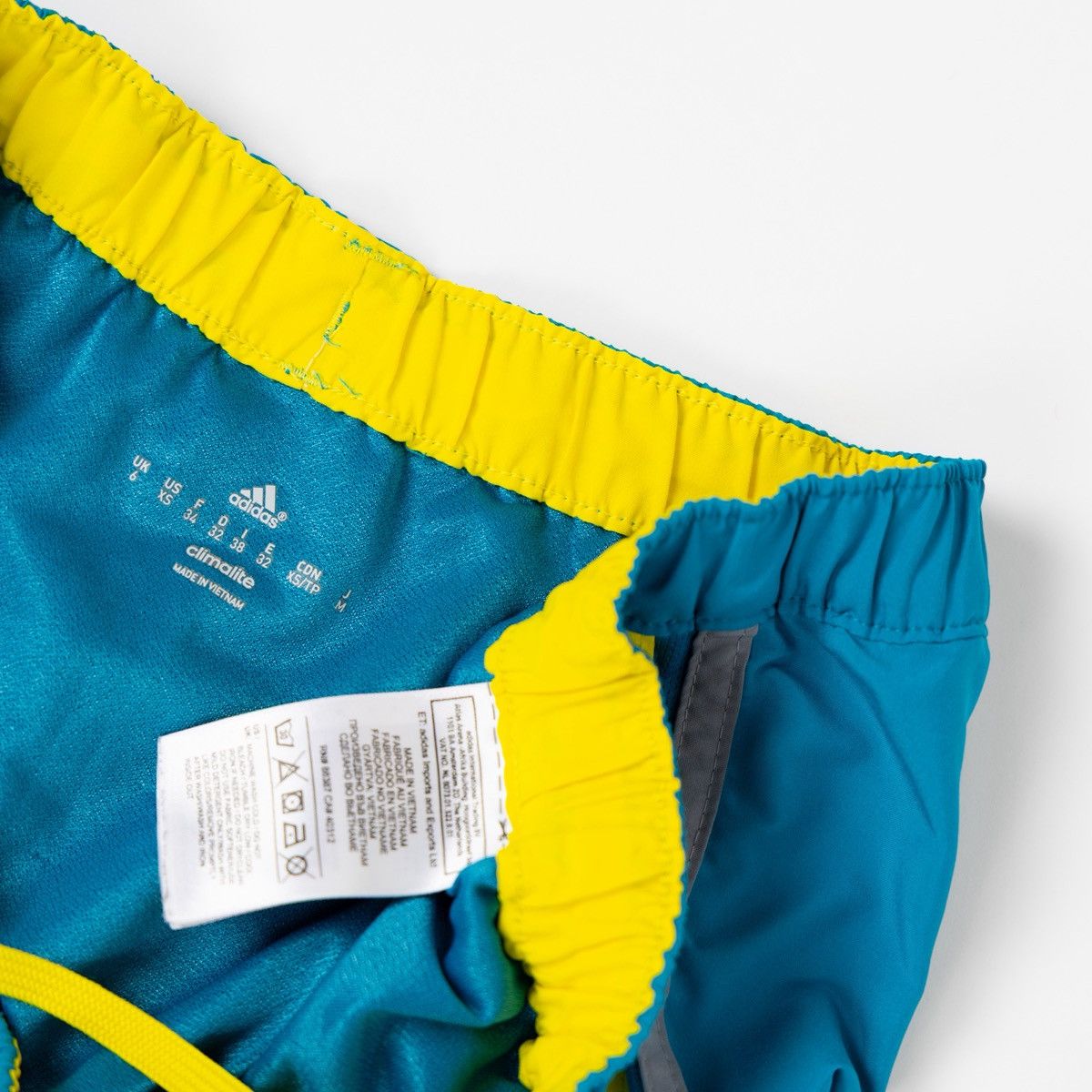 Adidas Adidas Blue Running Shorts 3-Stripes Athletic Activewear Size 27" / US 4 / IT 40 - 5 Thumbnail