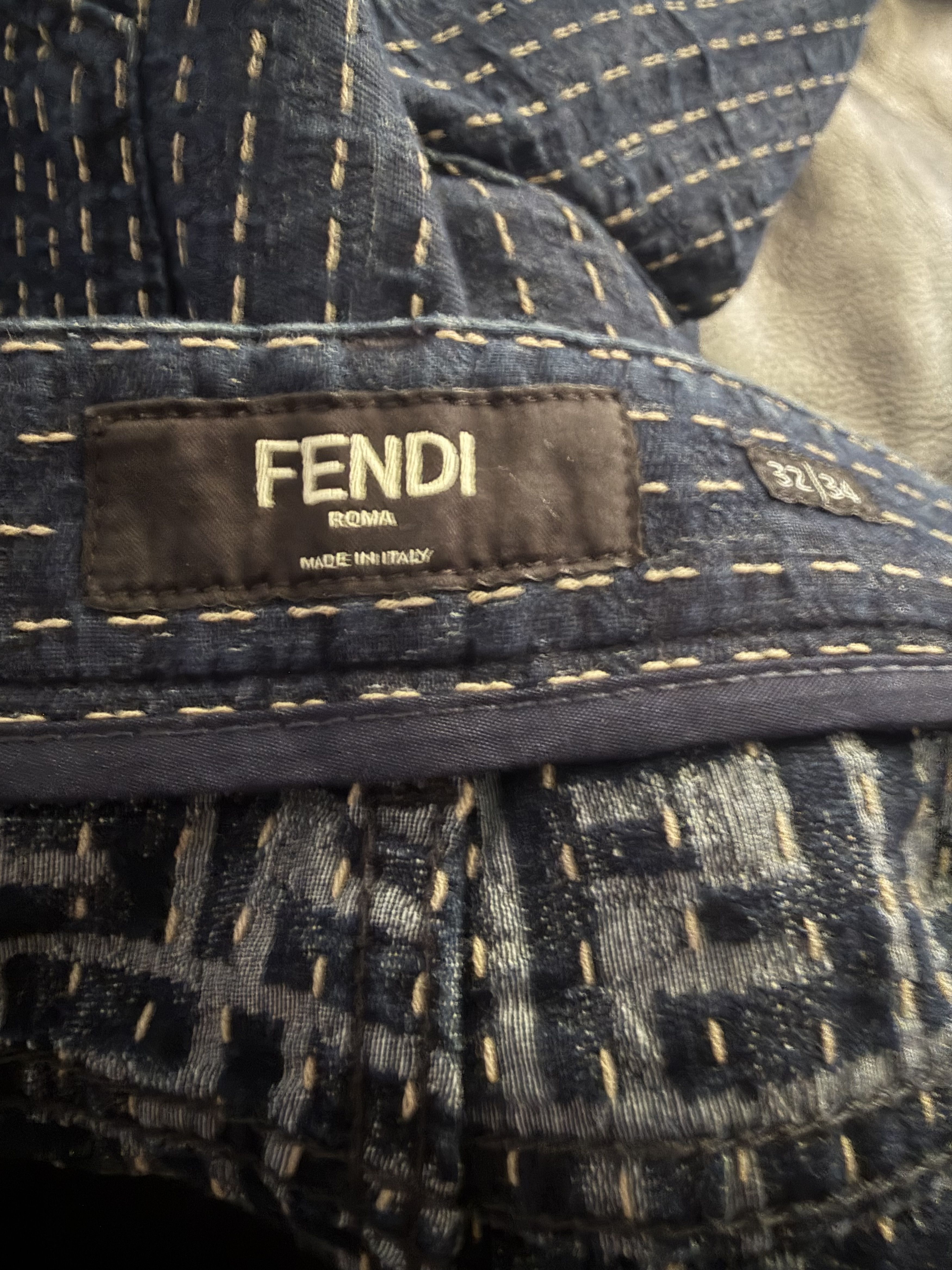 Fendi Fendi "Selleria" Stitch Denim Jeans Size US 32 / EU 48 - 13 Thumbnail