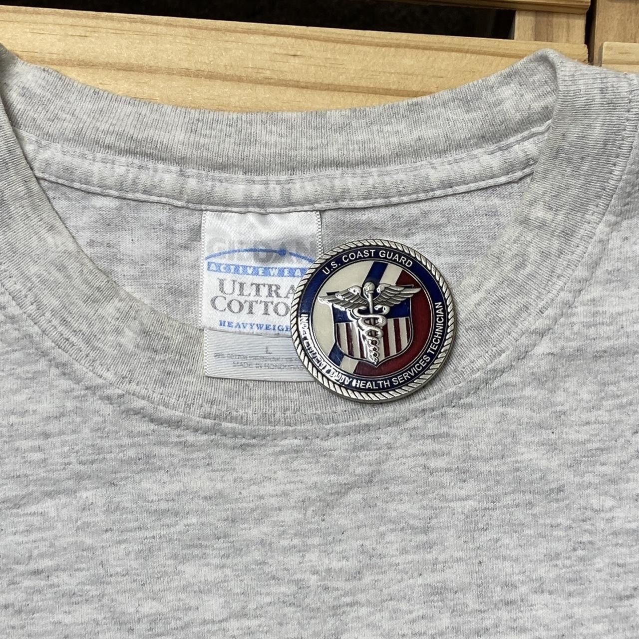 Gildan Vintage "In Mullet We Trust" Gray Fishing Tee Size Large Size US L / EU 52-54 / 3 - 3 Thumbnail