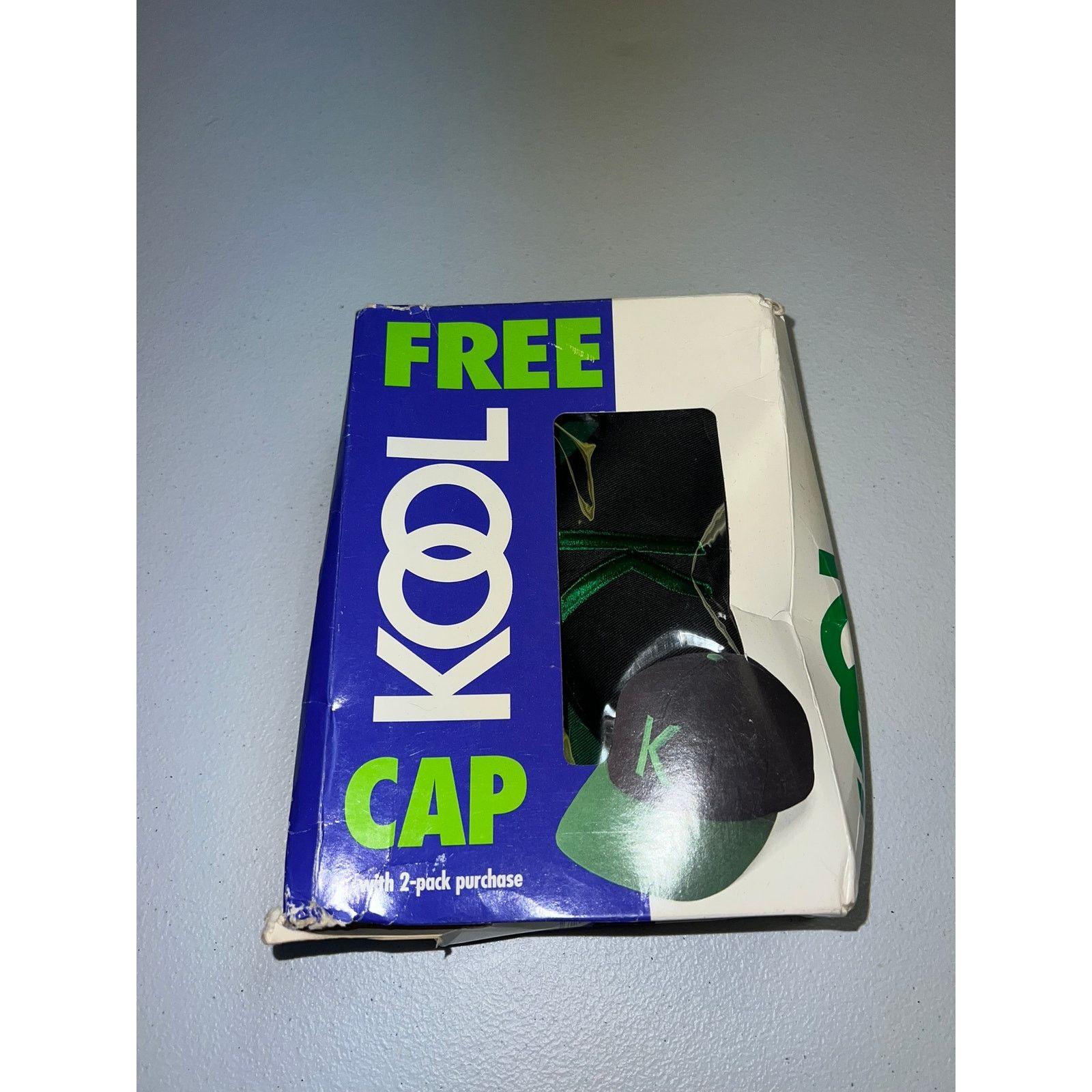 Vintage Vintage Kool Cap Cigs Cigarettes Promo Hat Cap Headwear Size ONE SIZE - 2 Thumbnail