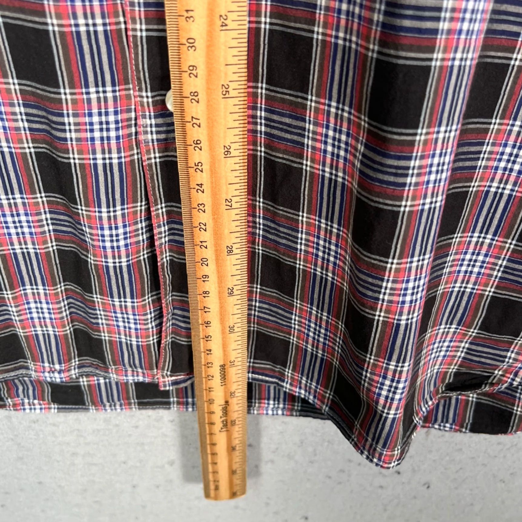 Steven Alan Steven Alan Shirt XL Mens Plaid Button-Down Cotton Made In USA Red & Black Multicolor Pocket Casual Button-Up Shirt Mens XL Size US XL / EU 56 / 4 - 7 Thumbnail