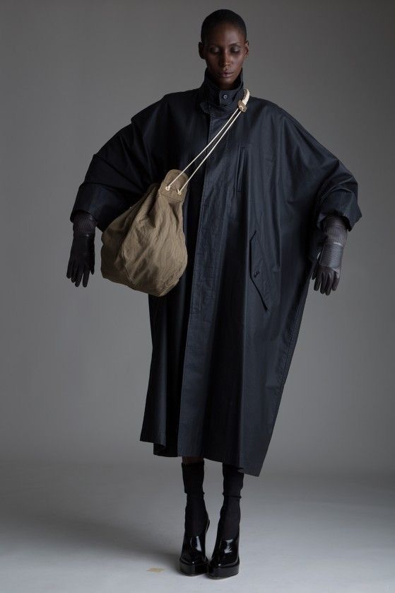Issey Miyake 🔥A/W 1980'S ISSEY MIYAKE PERMANENTE OVERSIZED COAT JACKET Size US M / EU 48-50 / 2 - 24 Thumbnail