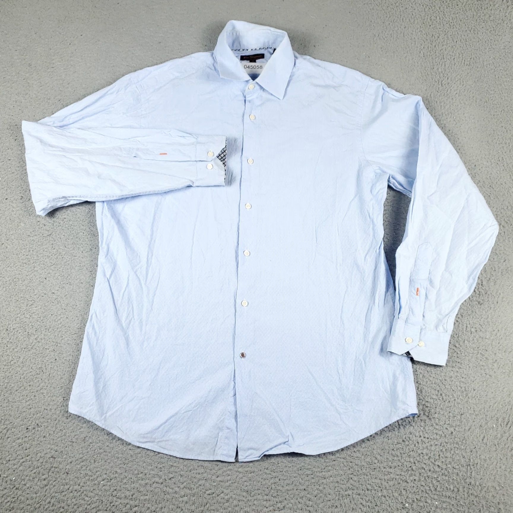 Ben Sherman VINTAGE Ben Sherman Shirt Mens Large Blue Casual Button Up Long Sleeve Size US L / EU 52-54 / 3 - 2 Thumbnail