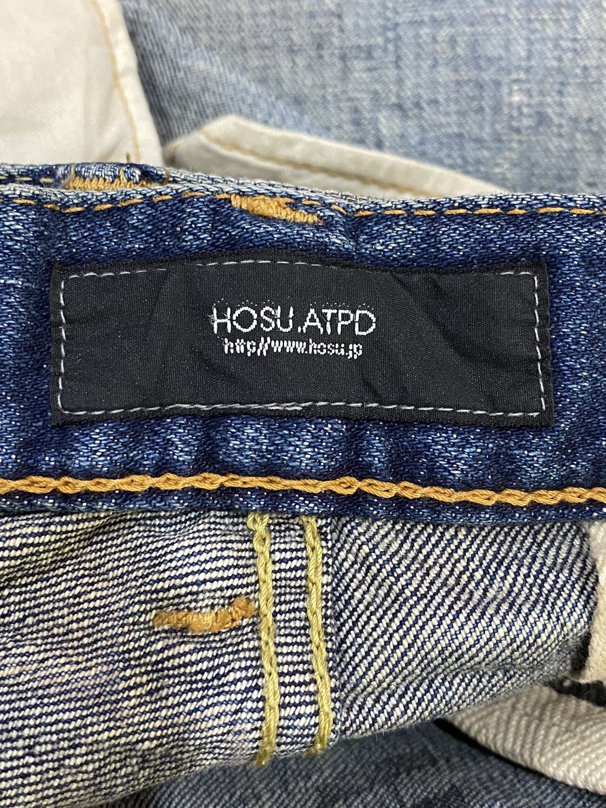 Designer × Japanese Brand Hosu.Atpd Redline Jeans W30” Size US 30 / EU 46 - 23 Thumbnail