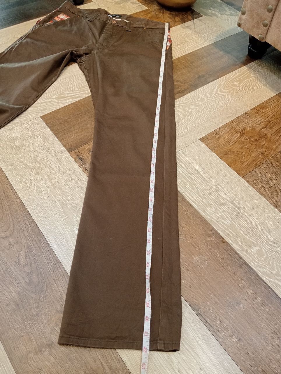 Japanese Brand VINTAGE CONCAVE ATTEMPT JAPAN BROWN COTTON PANTS Size US 33 - 15 Thumbnail