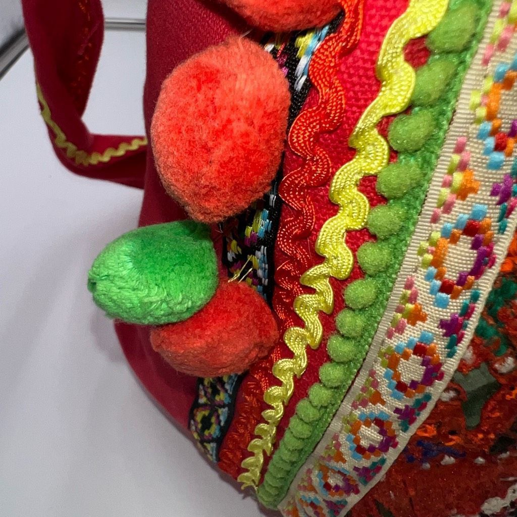 Harve Benard Harve Bernard Vintage Boho Patchwork and Embroidered Hobo Bag Size ONE SIZE - 6 Thumbnail