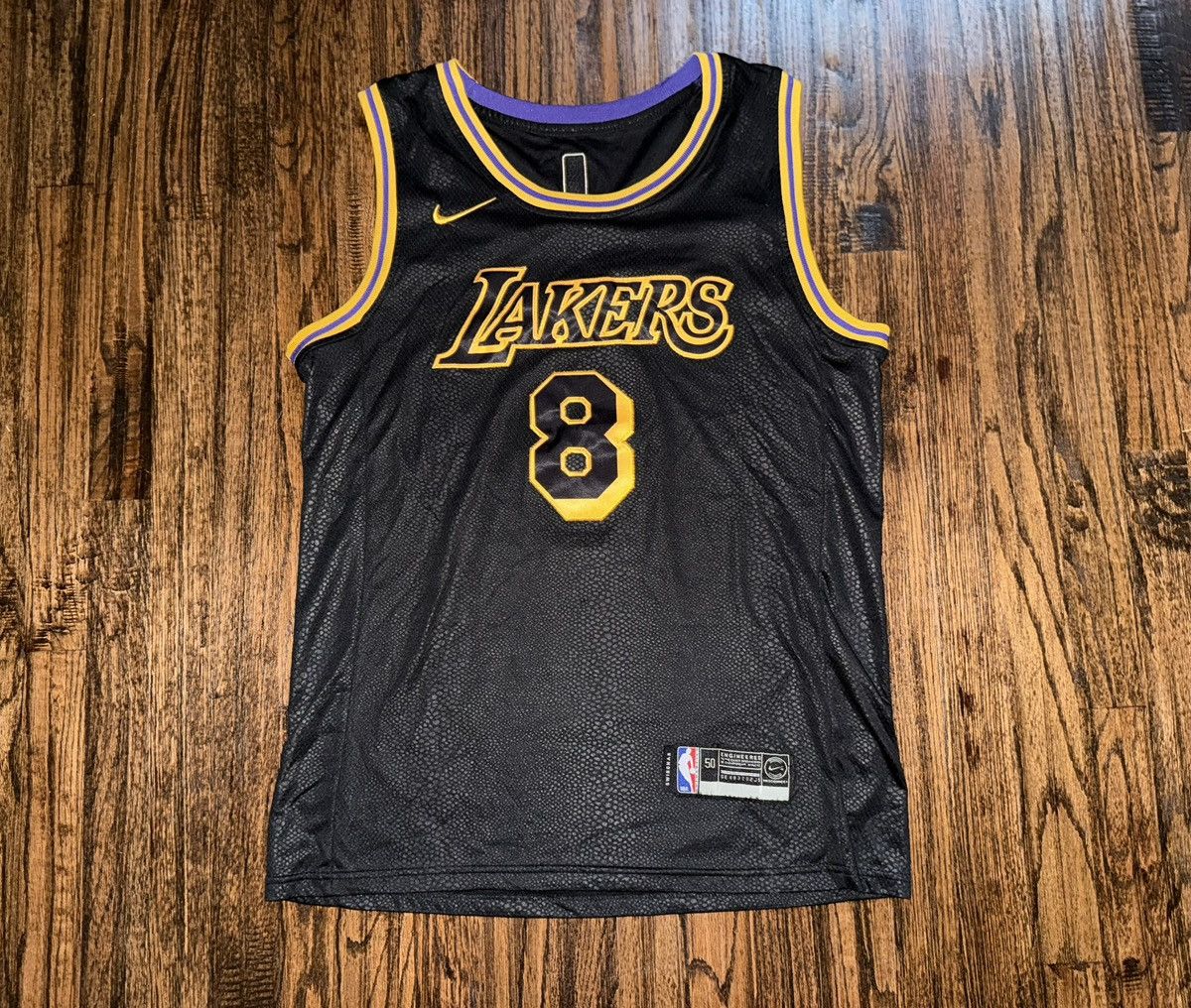 Nike Kobe Bryant Nike Lakers Black Mamba City Jersey Swingman 50 Size US L / EU 52-54 / 3 - 1 Thumbnail