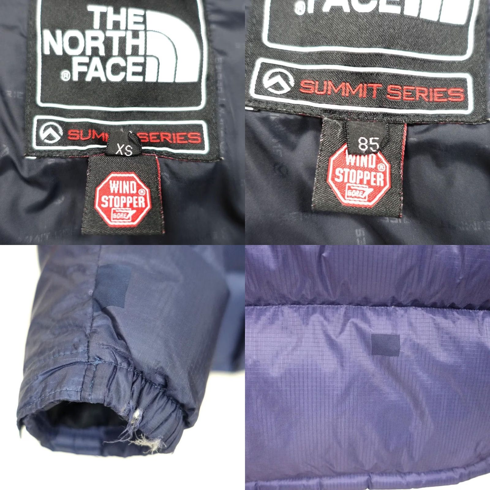 The North Face VINTAGE The North Face Summit Series Down Jacket Navy Blue Nylon XS Men Mid-Length Zip Logo Casual Hiking Winter Fall 700 Down Size US XS / EU 42 / 0 - 8 Thumbnail