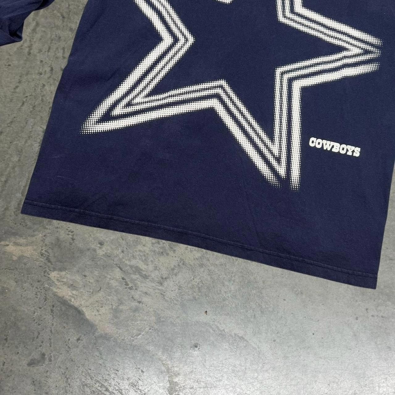 NFL × Vintage Vintage Y2K Dallas Cowboys 3D Long Sleeve T-Shirt Size US XL / EU 56 / 4 - 3 Thumbnail