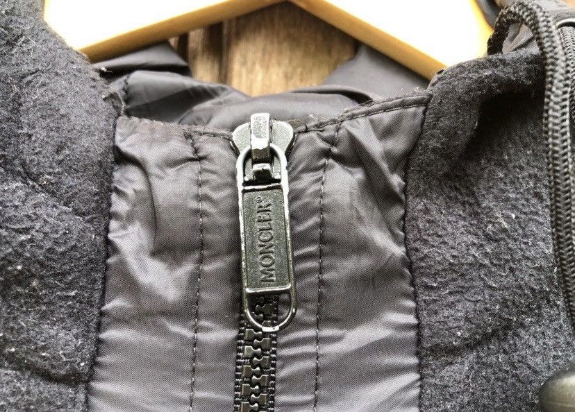 Moncler Vintage moncler Fleece Hoodie Size US L / EU 52-54 / 3 - 3 Thumbnail