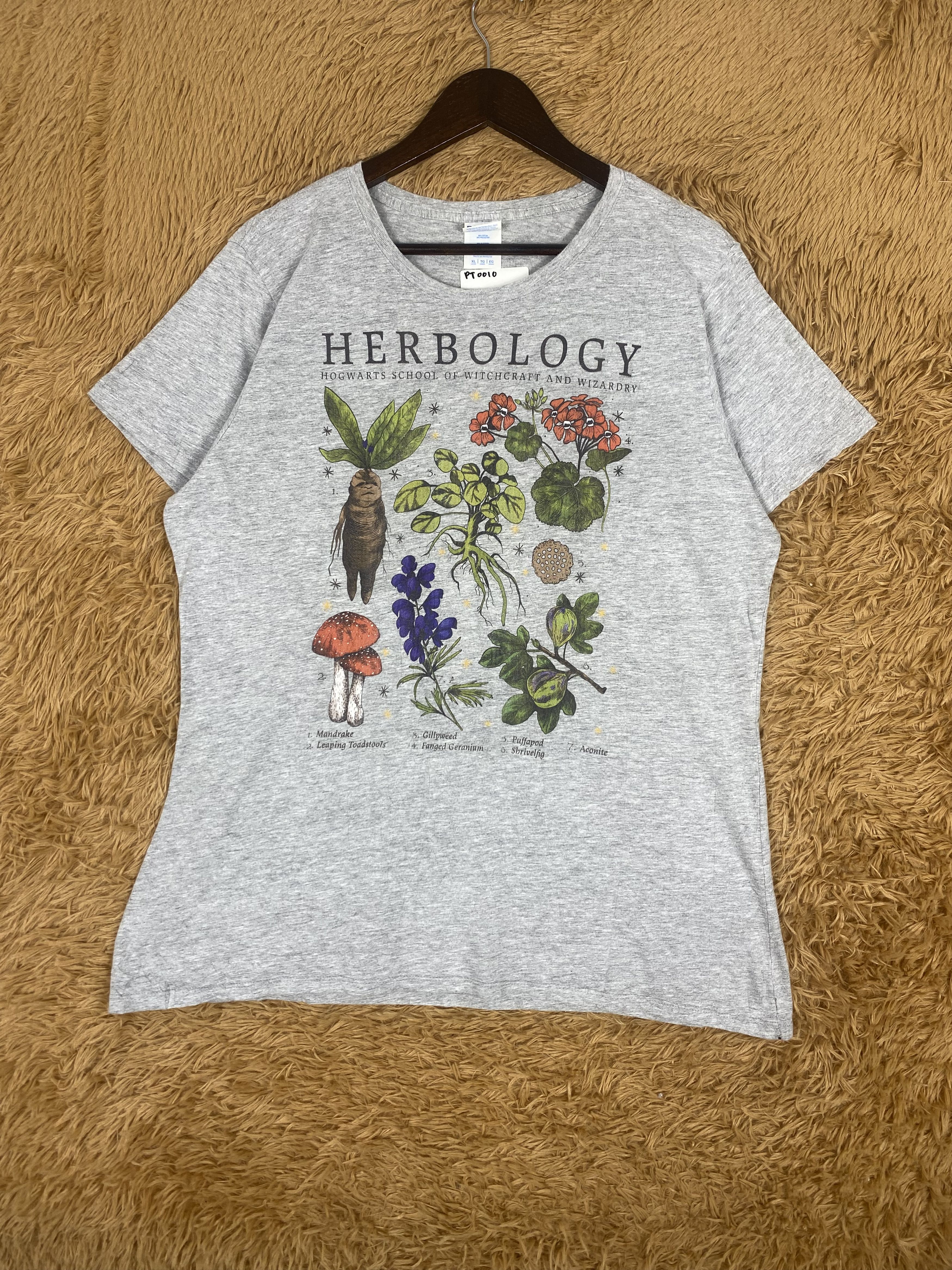Ringspun Vintage Ring Spun Herbology Art T-Shirts PT0010 Size US M / EU 48-50 / 2 - 1 Thumbnail