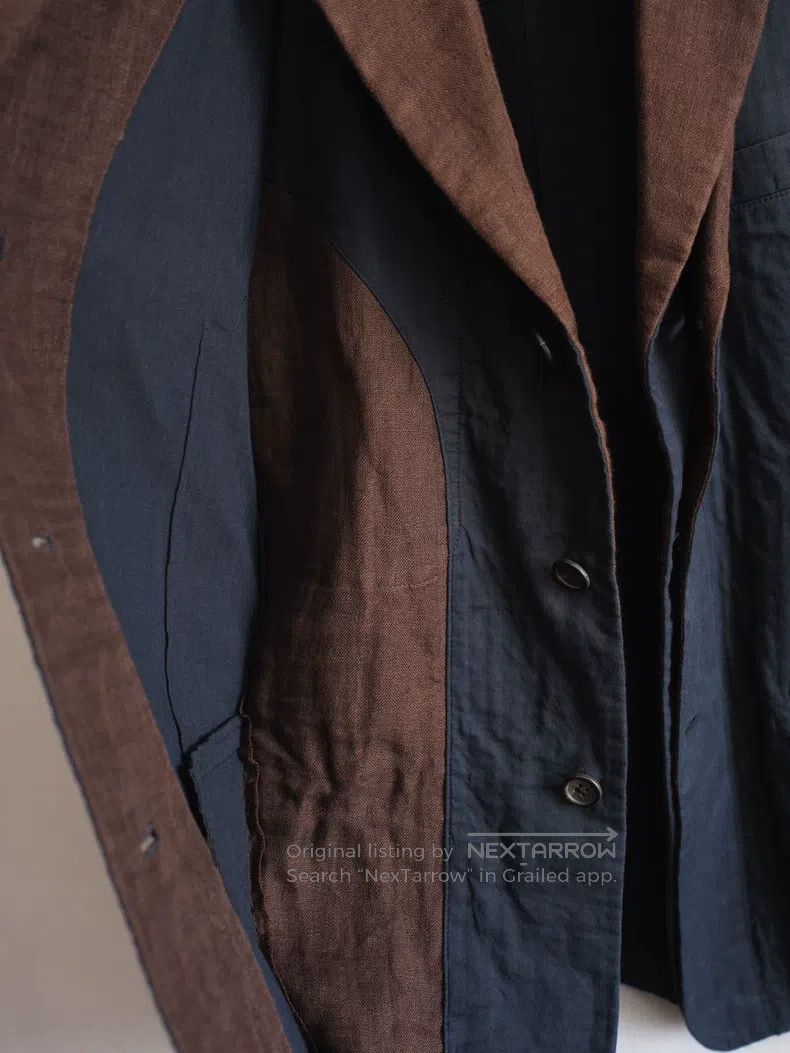 Yohji Yamamoto YOHJI YAMAMOTO Textured Jacket Size US L / EU 52-54 / 3 - 5 Thumbnail