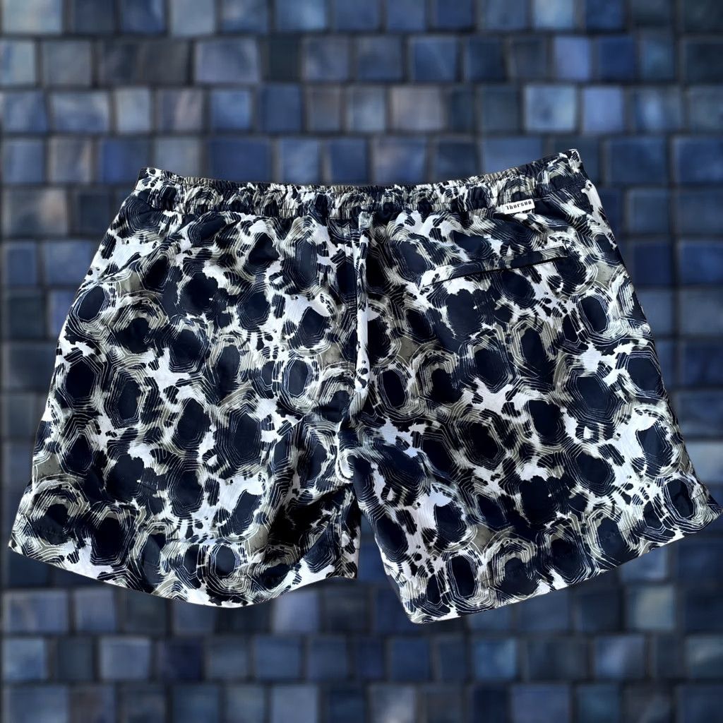 Vintage Thorsun Board Shorts Mens 36 Tie Dye Lined Swimming Trunks Pockets Drawstring Beach Surf Size US 36 / EU 52 - 1 Thumbnail