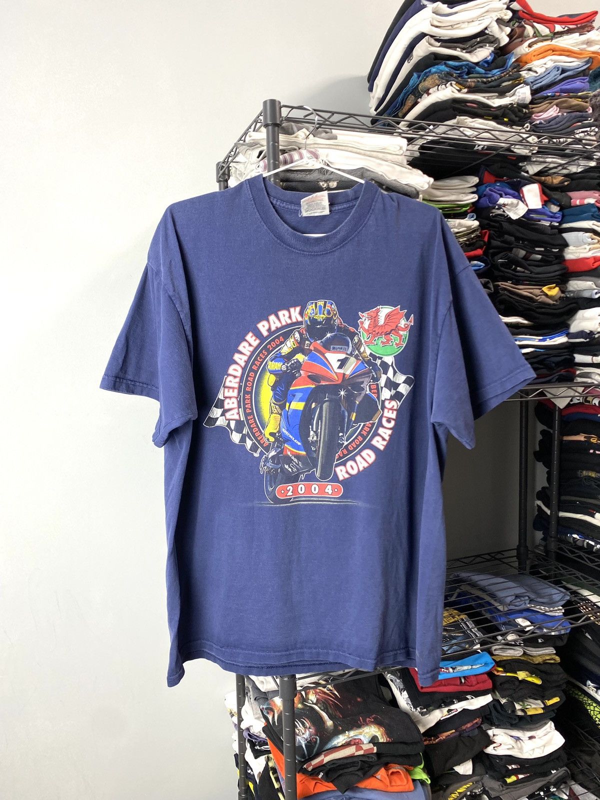 Japanese Brand Vintage 2000’s Yamaha Aberdare Park Racing T Shirt Size US XL / EU 56 / 4 - 1 Thumbnail