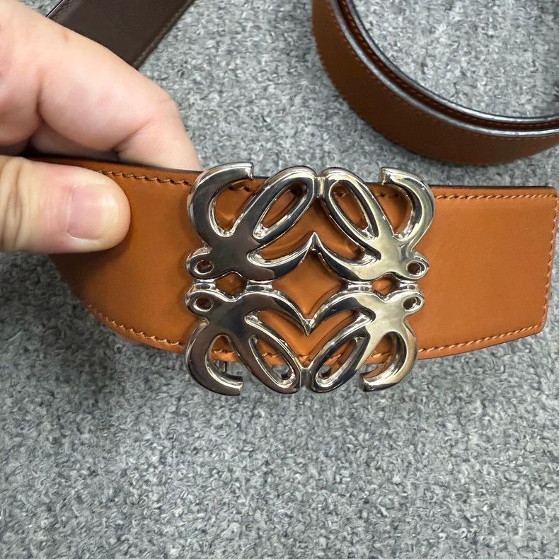 Loewe LOEWE Brown double-sided belt Size ONE SIZE - 3 Thumbnail