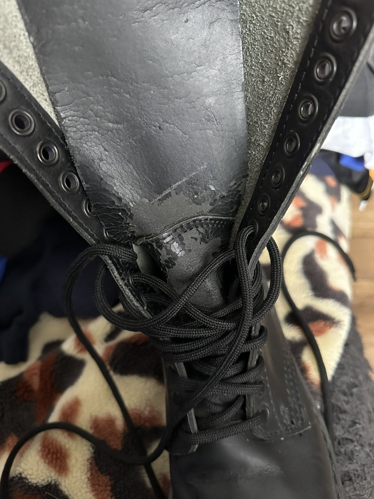 Undercover Undercover Vintage Leather Boots Shoes High Top Size US 7 / EU 40 - 22 Thumbnail