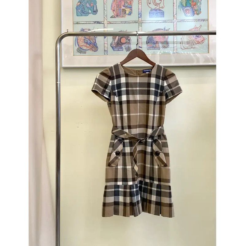 Burberry Burberry Brown Wool Dress for Women Size M / US 6-8 / IT 42-44 - 1 Thumbnail