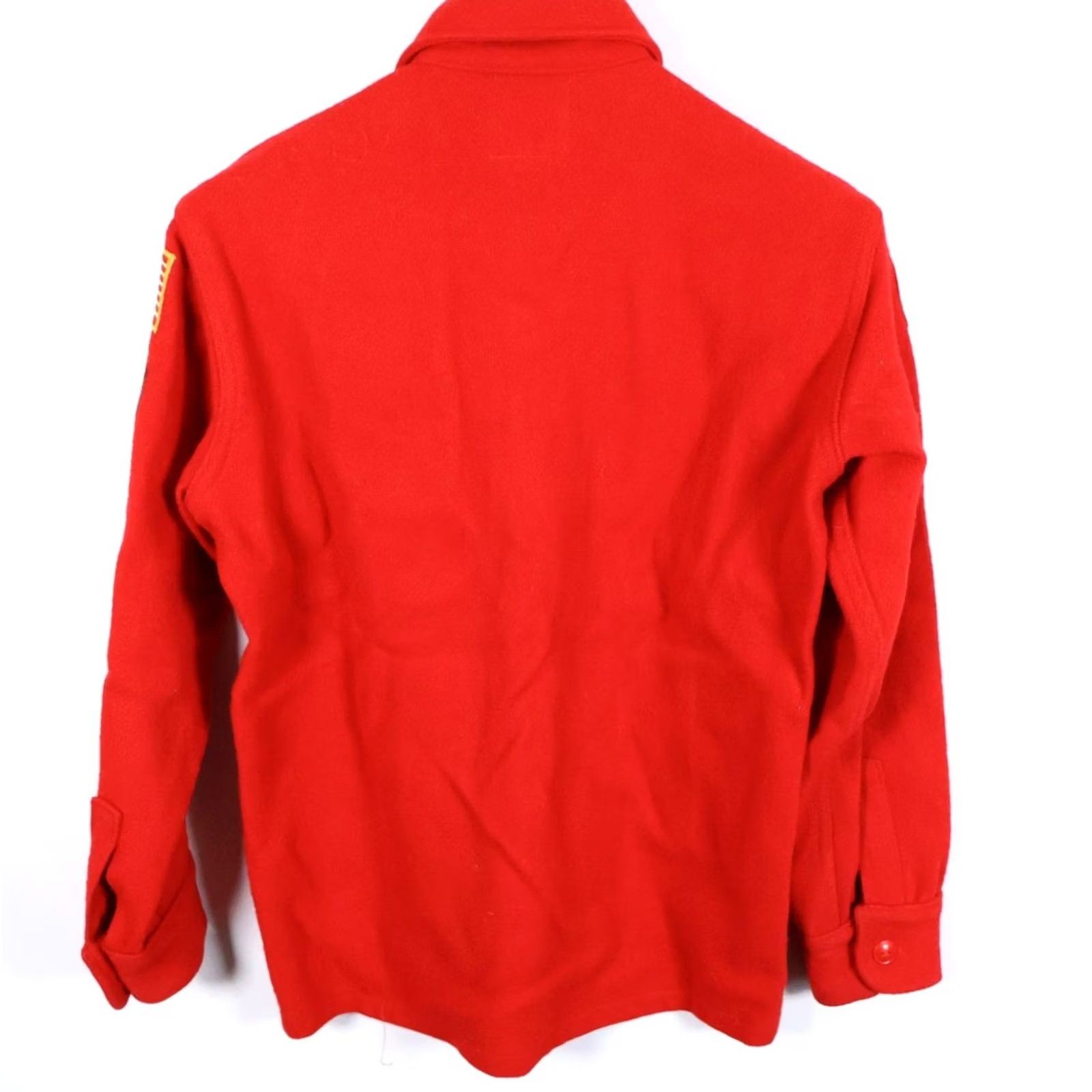 Vintage VINTAGE Montgomery Ward Woolrich Shirt Mens Medium Red Wool Western Field + Patches Shirt Mens Medium Red Wool Western Field + Patches Size US M / EU 48-50 / 2 - 2 Thumbnail
