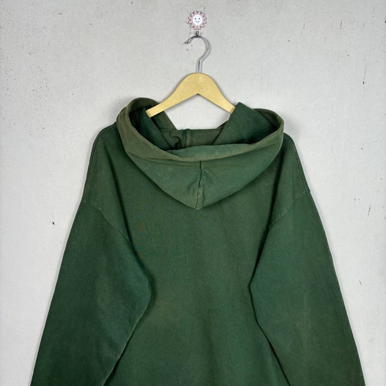 Bronze 56k Bronze 56k Cigarette Logo Hoodie Green Skatewear Oversized Size US XL / EU 56 / 4 - 4 Thumbnail