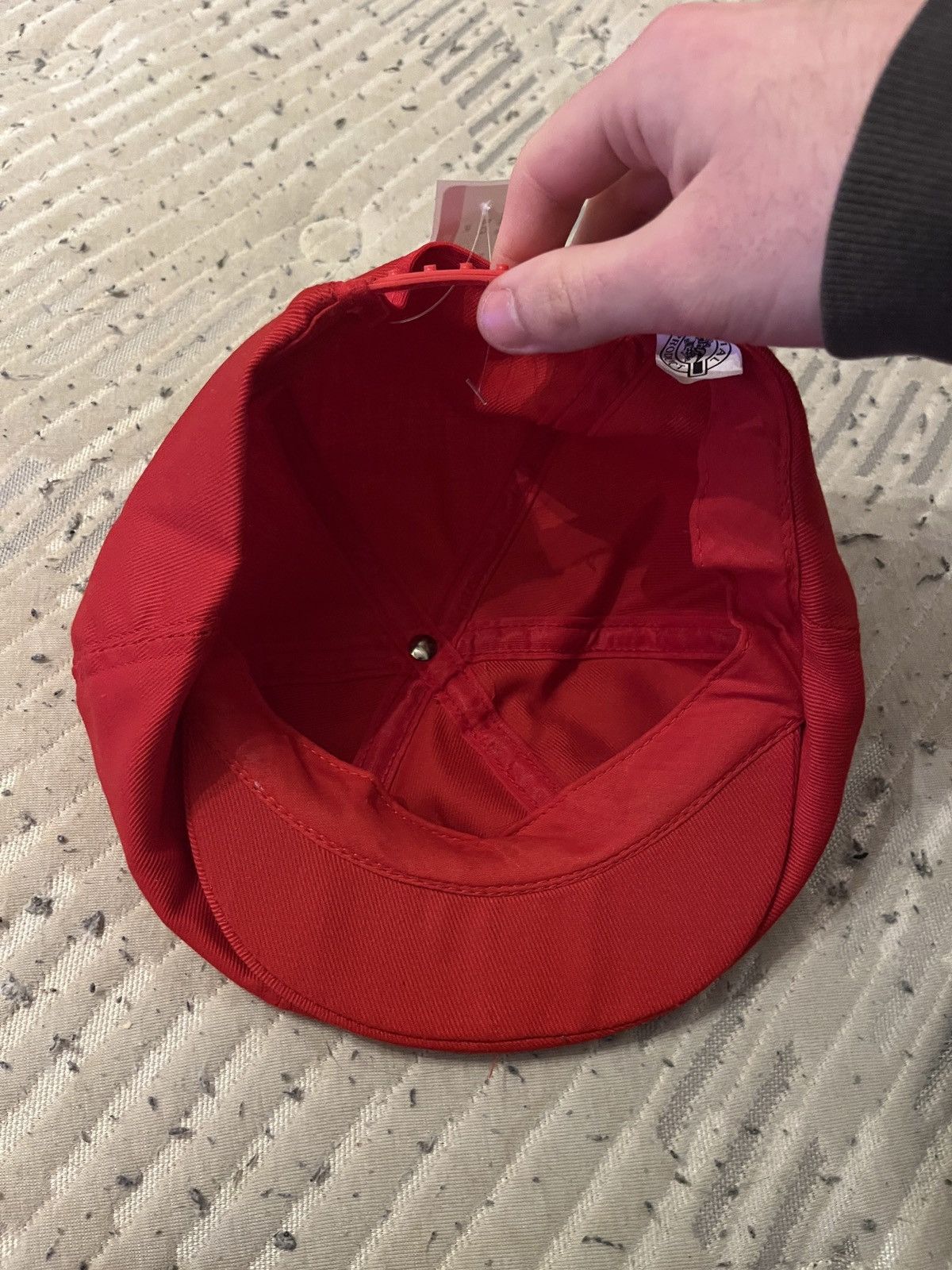 Budweiser × Vintage Vintage 90s Budweiser Mushroom Cap Style Hat Size ONE SIZE - 3 Thumbnail