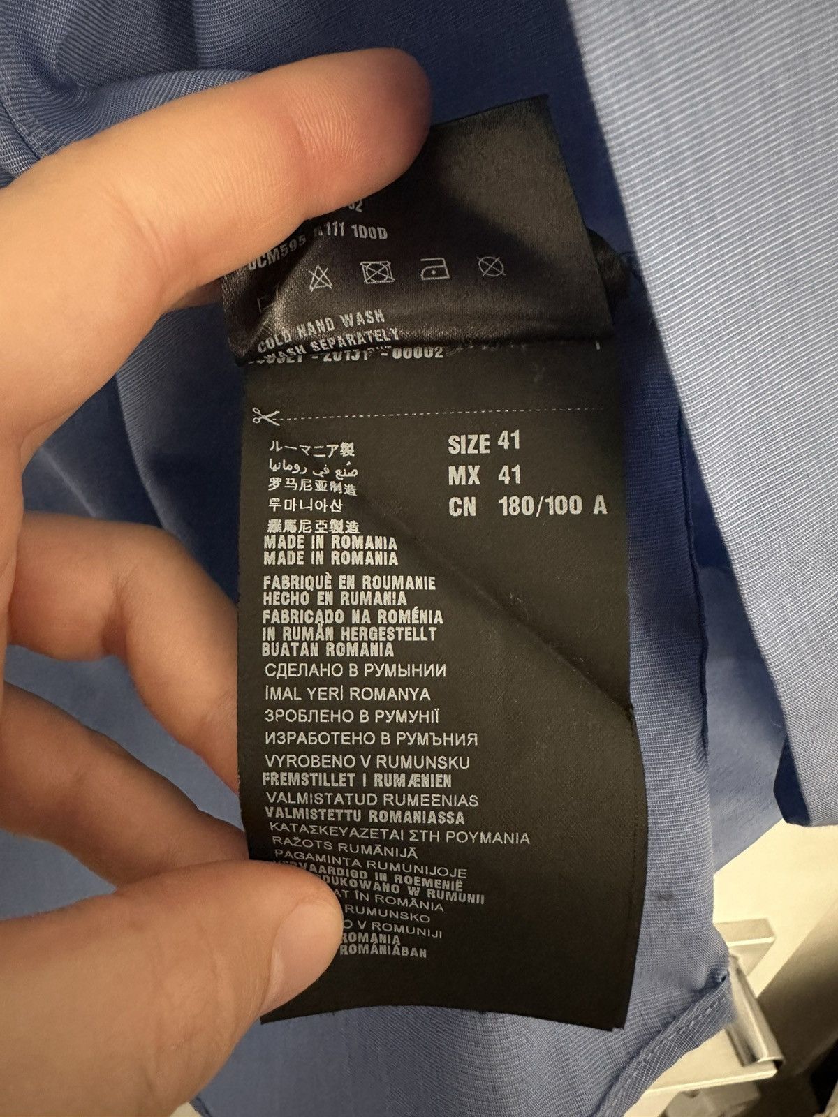 Prada Prada blue shirt Size US L / EU 52-54 / 3 - 5 Thumbnail