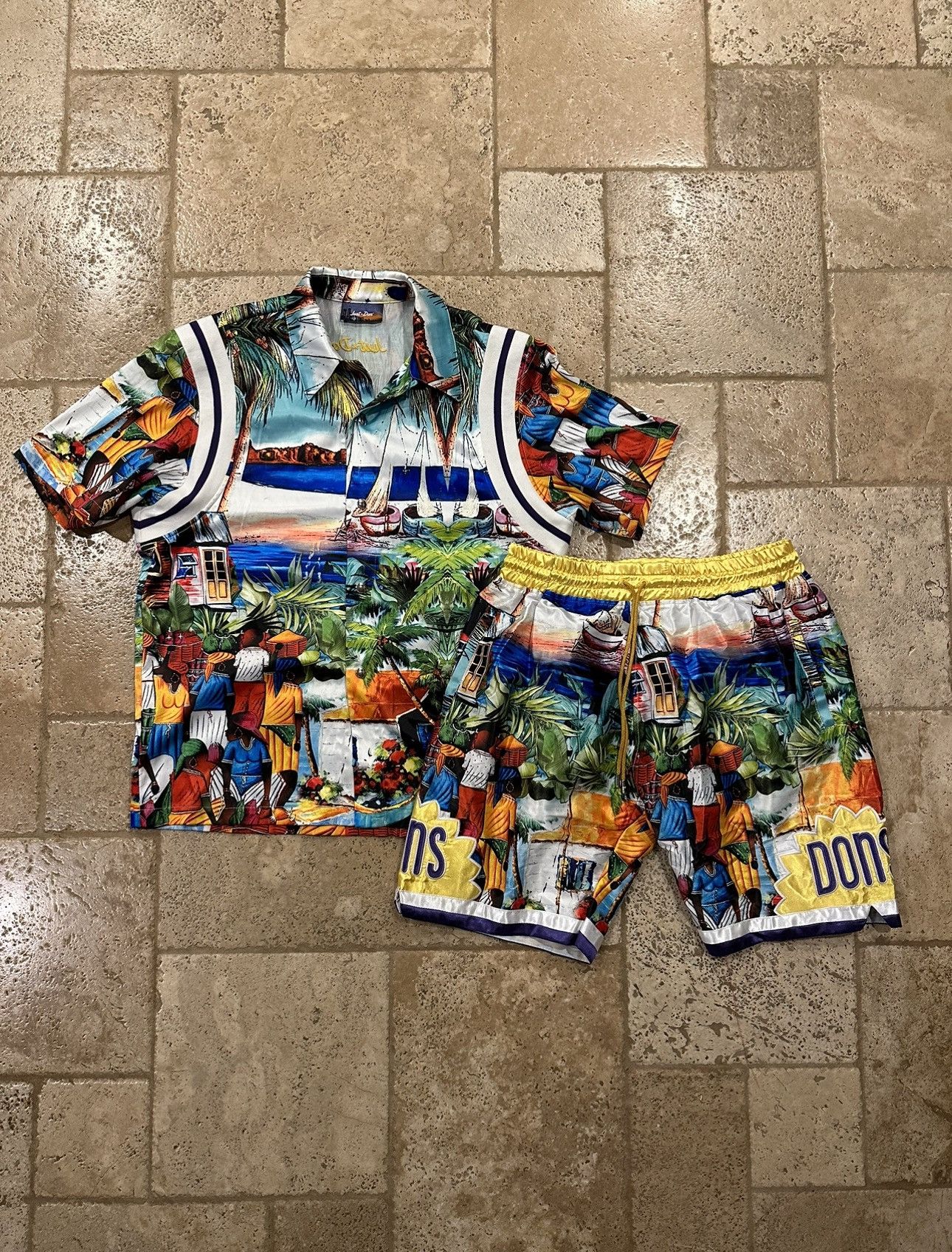 Just Don Just Don The Islanders Island Market Shirt & Shorts Set Size US M / EU 48-50 / 2 - 2 Thumbnail