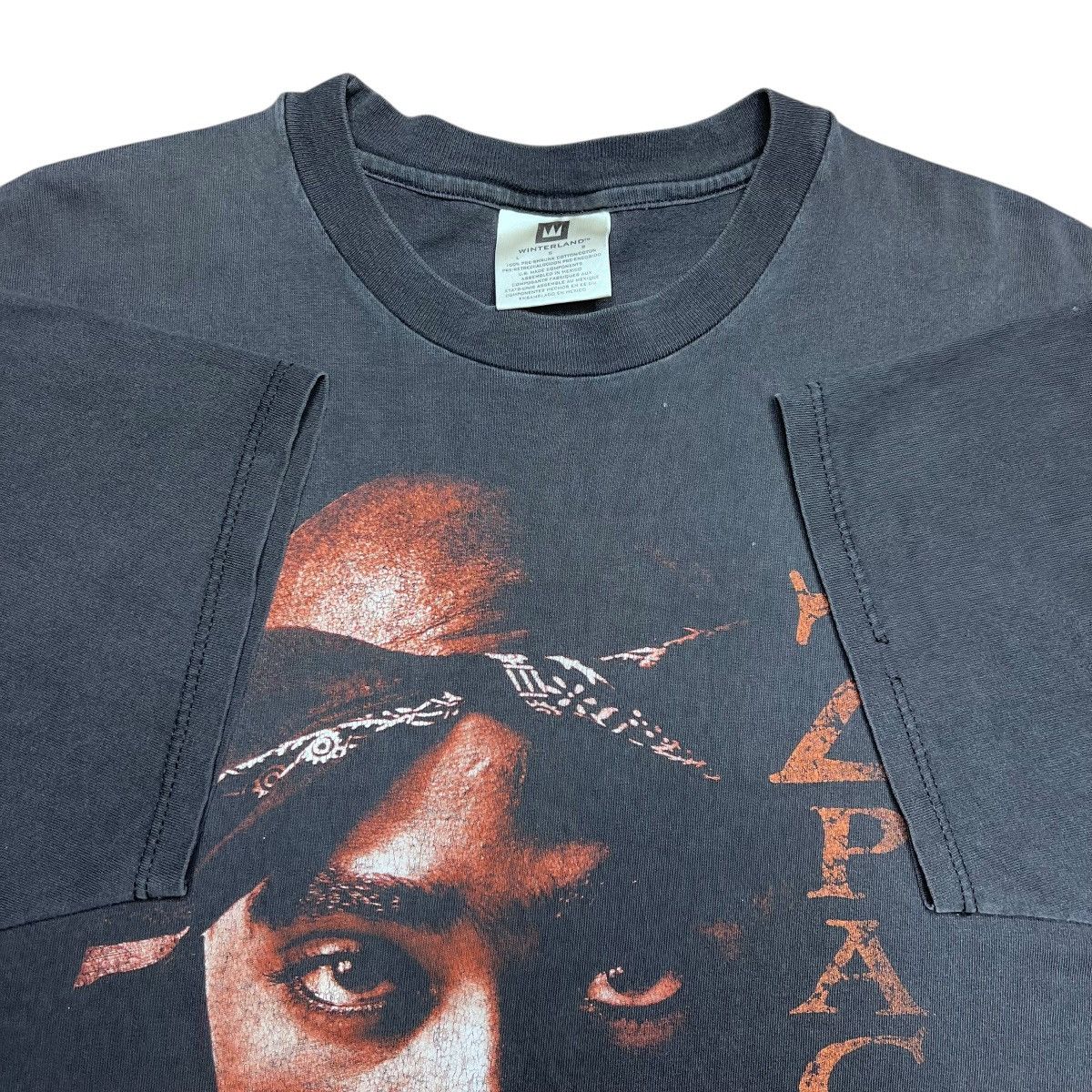Rap Tees Vintage 1998 2Pac Shakur Exodus Winterland Rap Tee T-Shirt Size US L / EU 52-54 / 3 - 2 Thumbnail