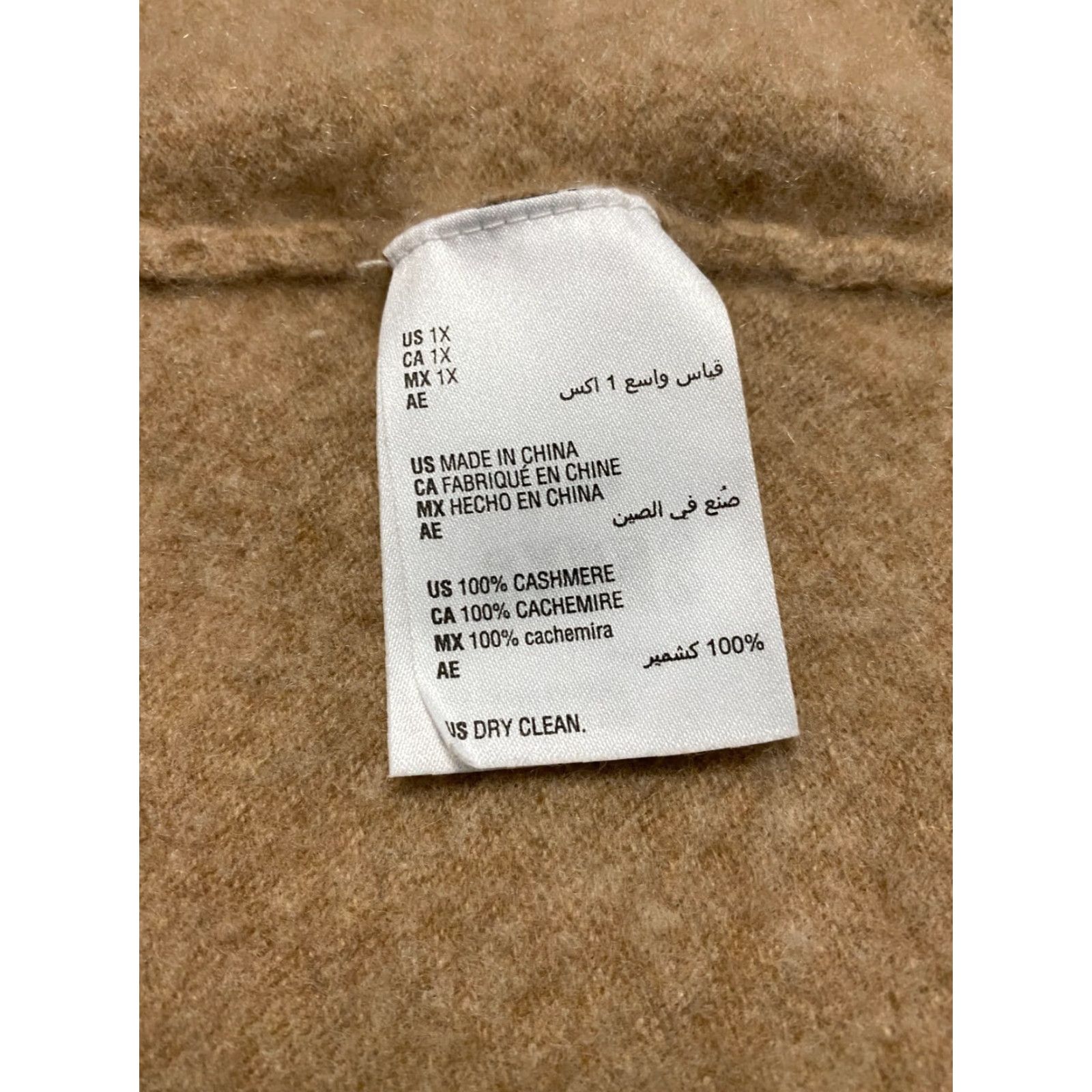 Vintage Morgan Taylor Sweater Pullover V-Neck Womens 1X Brown Cashmere Knit Long Sleeve Button Size XL / US 12-14 / IT 48-50 - 7 Thumbnail