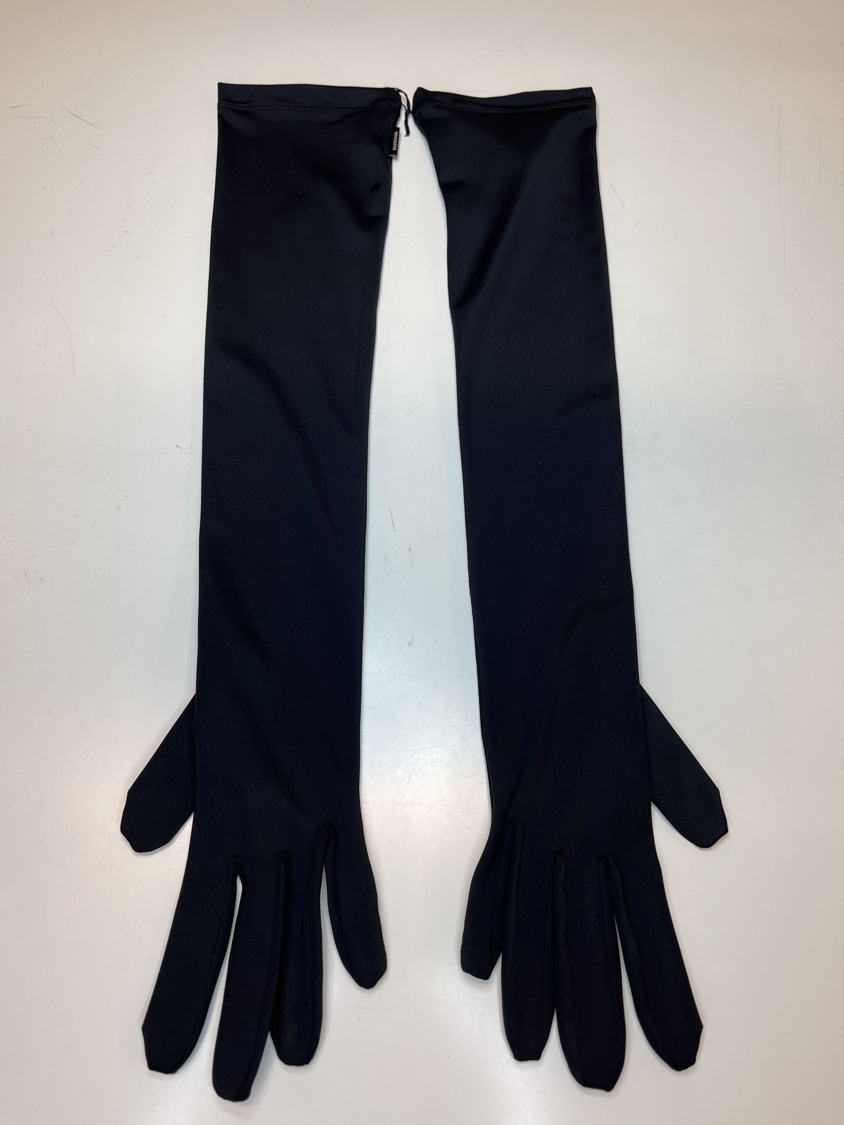 Balenciaga Long Satin Gloves Size ONE SIZE - 1 Thumbnail
