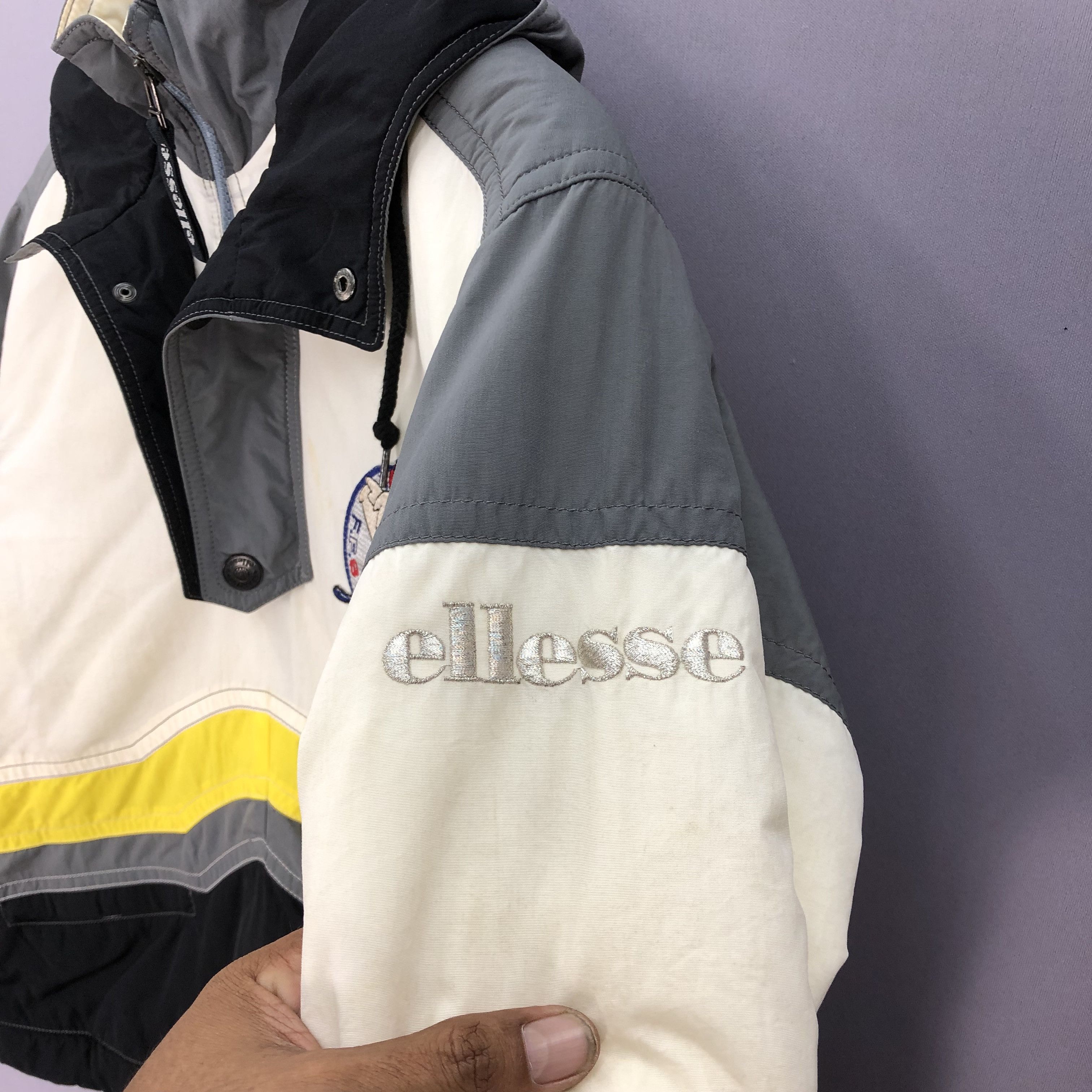 Ellesse × Vintage Vintage Ellesse by Goldwin Hoodie Ski Windbreaker Jacket Size US S / EU 44-46 / 1 - 7 Thumbnail