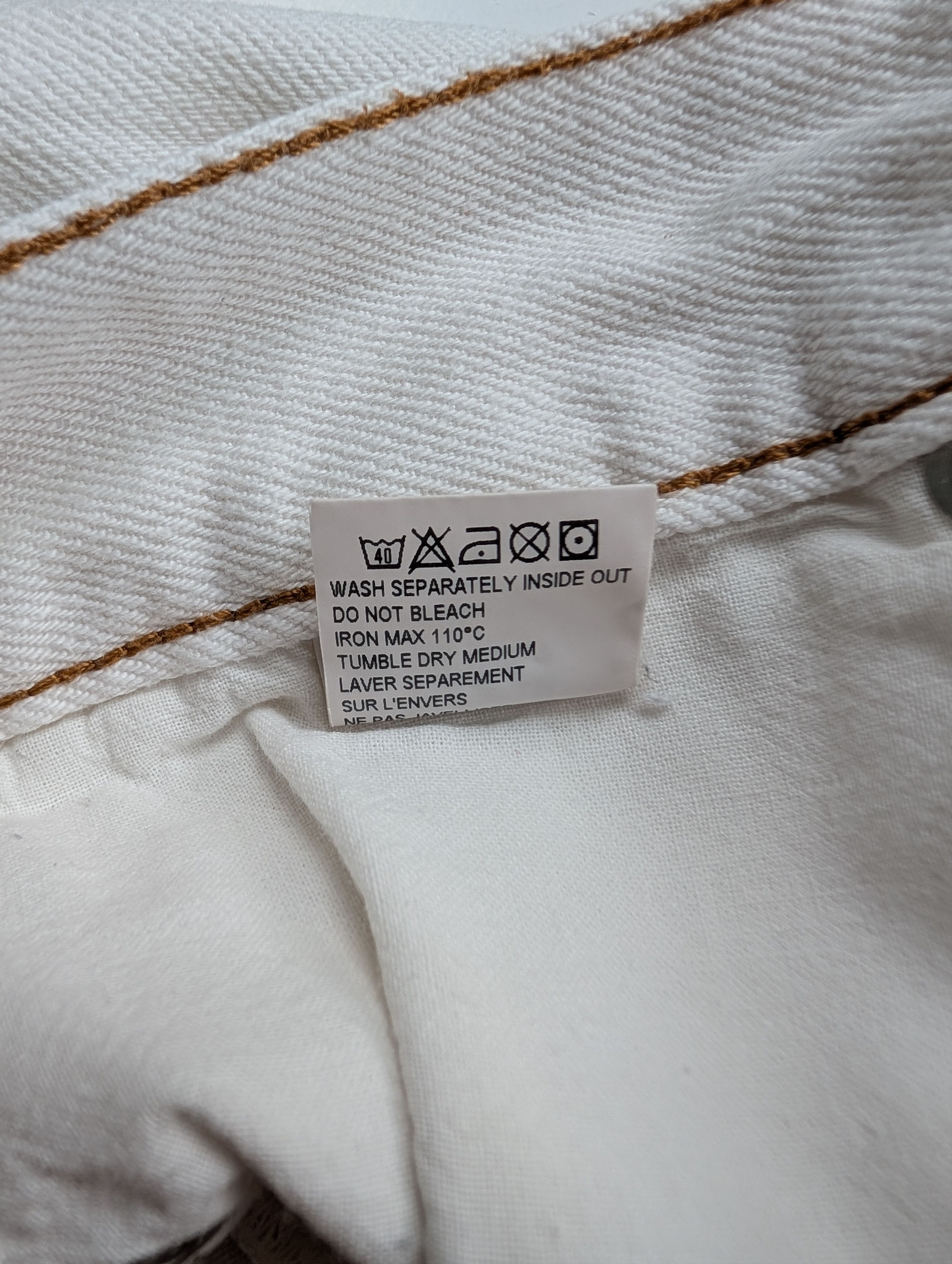 Joseph Joseph White Button-Fly Jeans Size 25" / US 0 / IT 36 - 11 Thumbnail