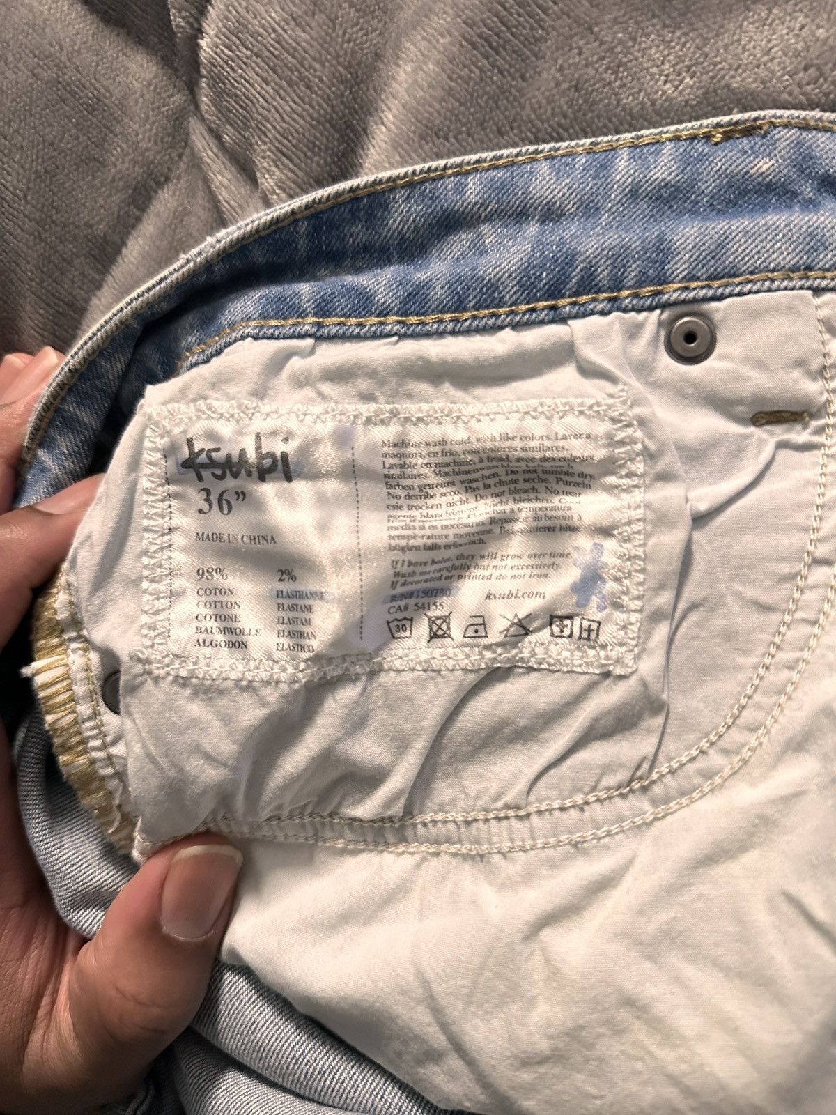 Ksubi Blue Chitch Lion jeans Size US 36 / EU 52 - 4 Thumbnail