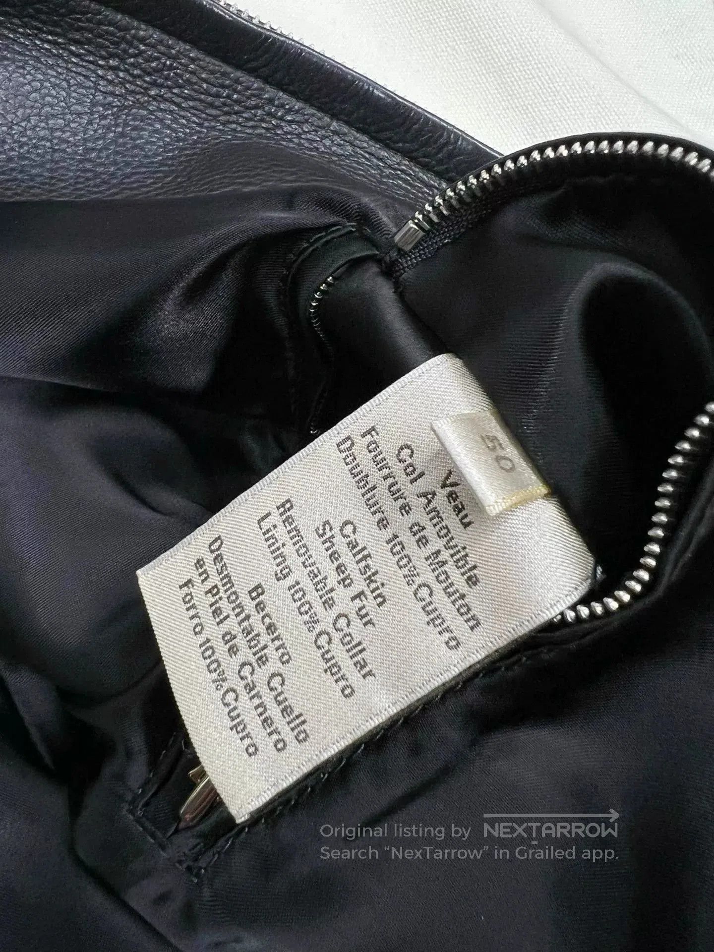 Hermes Hermes Pilot Leather Jacket with Fur Collar. Size US XL / EU 56 / 4 - 8 Thumbnail