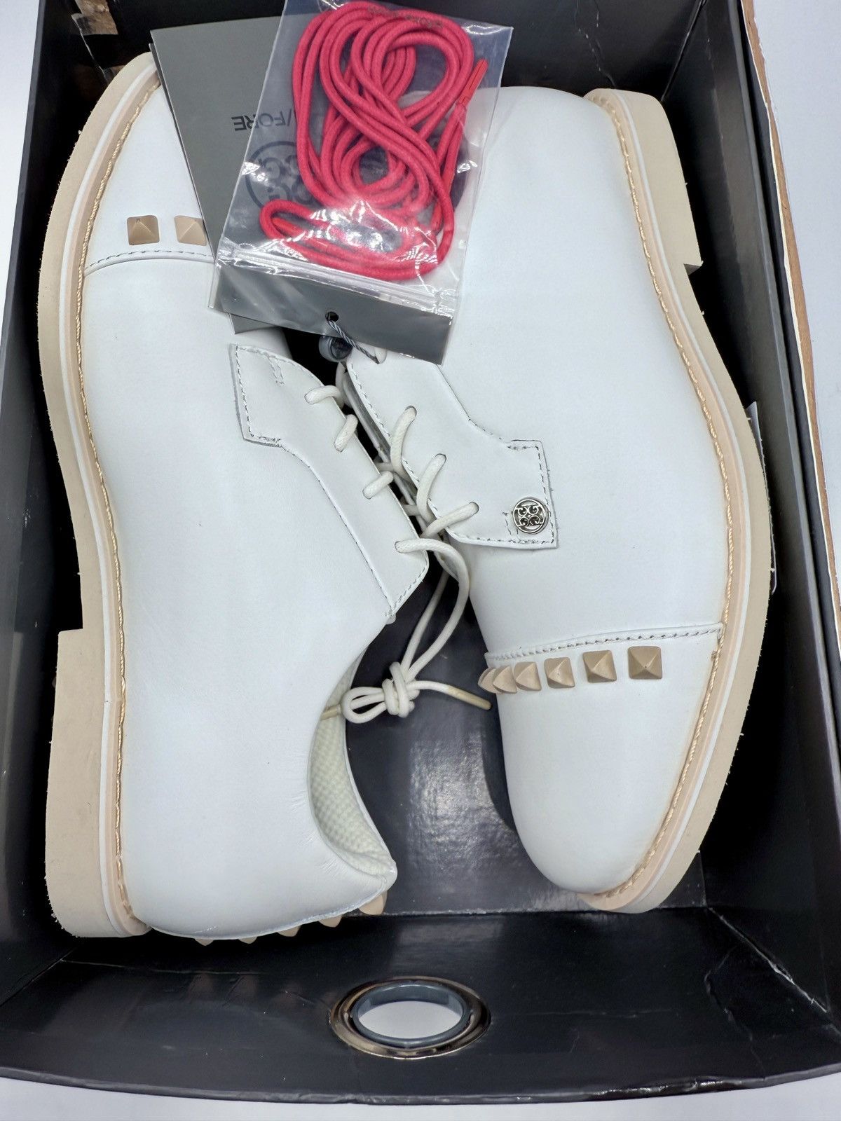 G/FORE G/FORE Women 7.5 Gallivanter Leather Golf Shoes GLF000003 Size US 7.5 / IT 37.5 - 21 Thumbnail