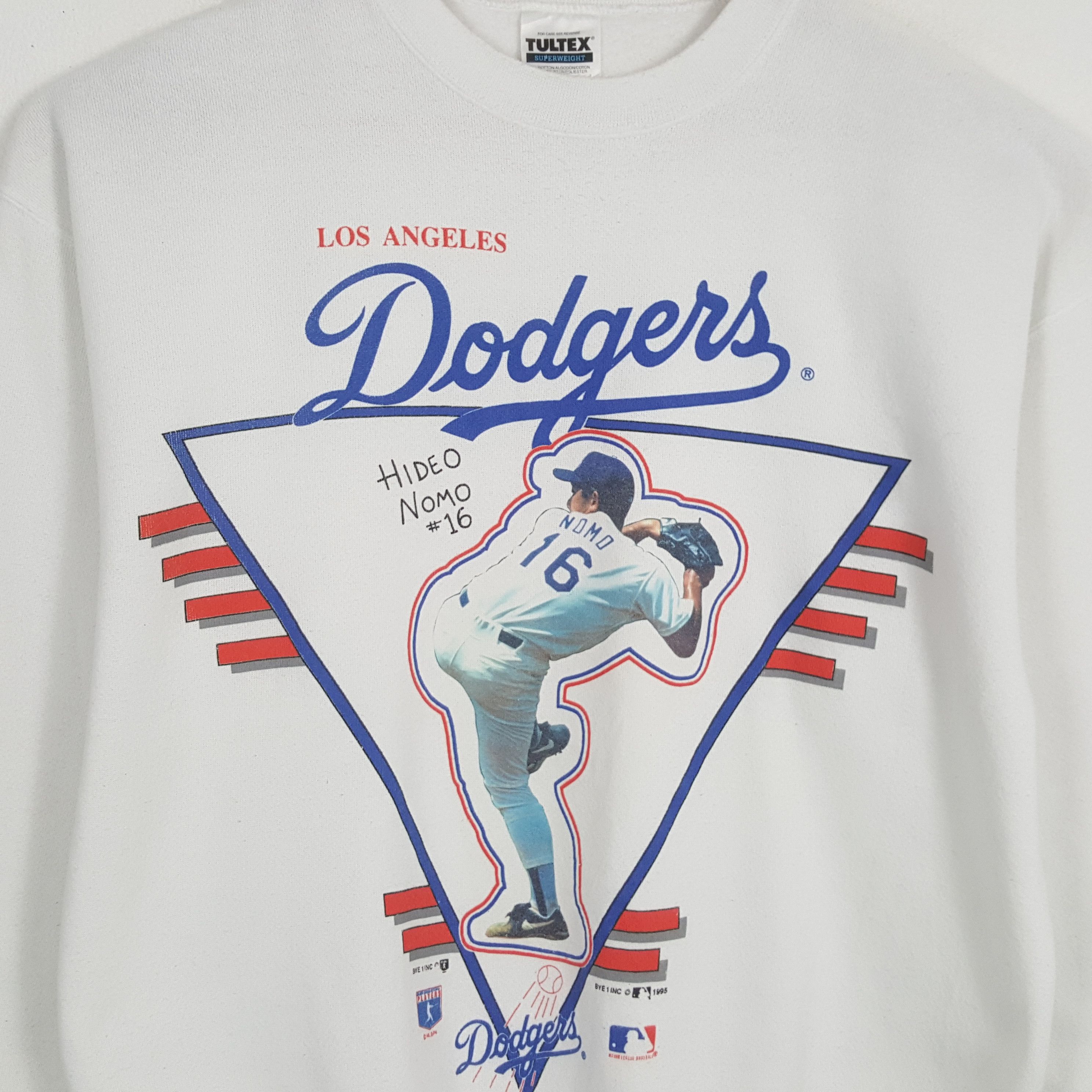 MLB × Vintage Vintage 90's LOS ANGELES DODGERS Basketball Team Sweatshirts Size US L / EU 52-54 / 3 - 2 Thumbnail