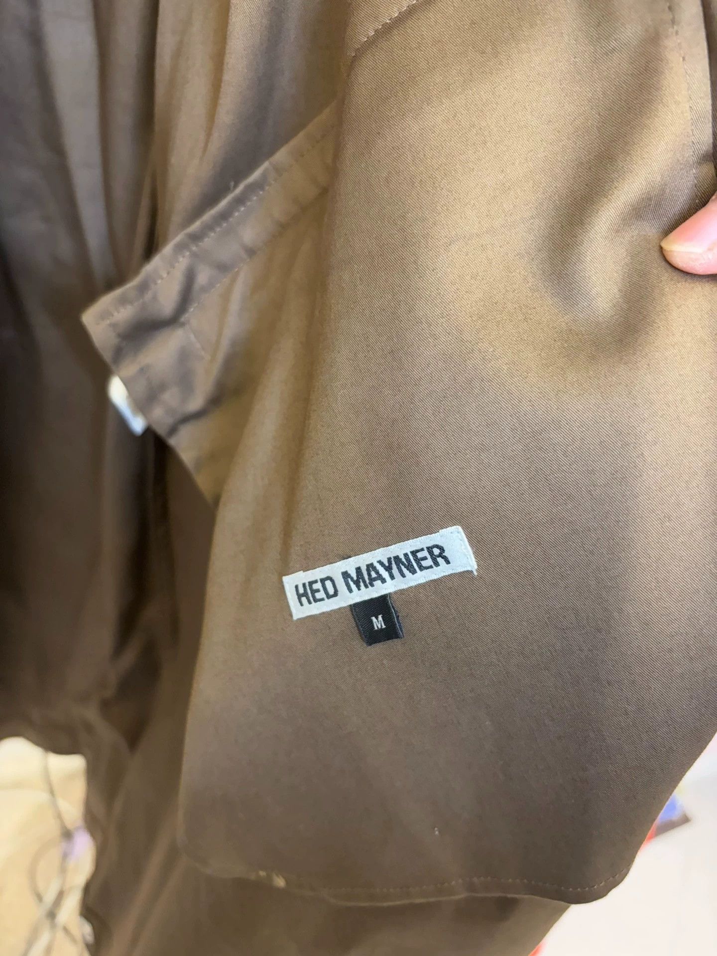 Hed Mayner HED MAYNER Rare Open Collar Belted Coat M 99% New Size US M / EU 48-50 / 2 - 7 Thumbnail