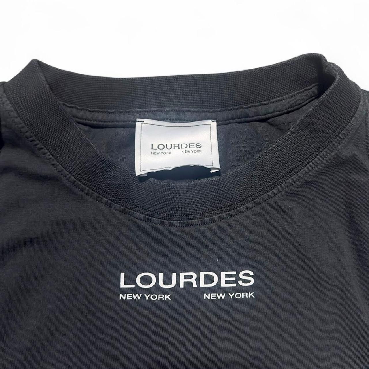 Other Lourdes New York L Rhinestone Logo Oversized Tee Size US M / EU 48-50 / 2 - 6 Thumbnail