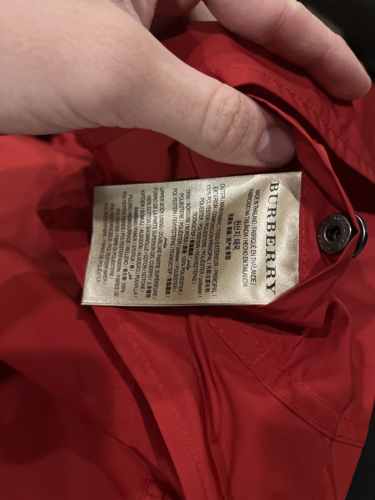 Burberry Red Burberry Jacket Size US M / EU 48-50 / 2 - 8 Thumbnail